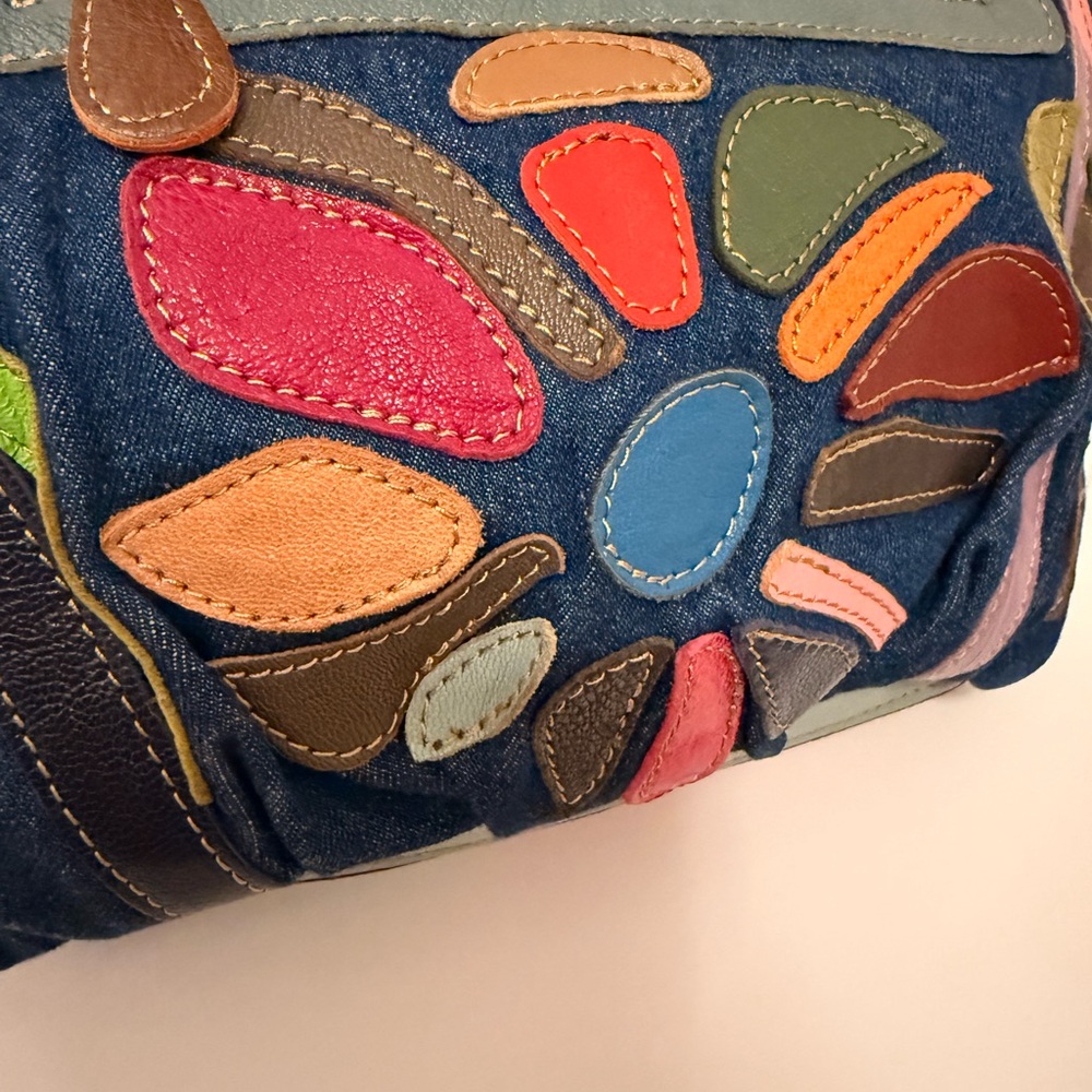 Multicolor Ameri Leather Floral Design Women's Ho… - image 4